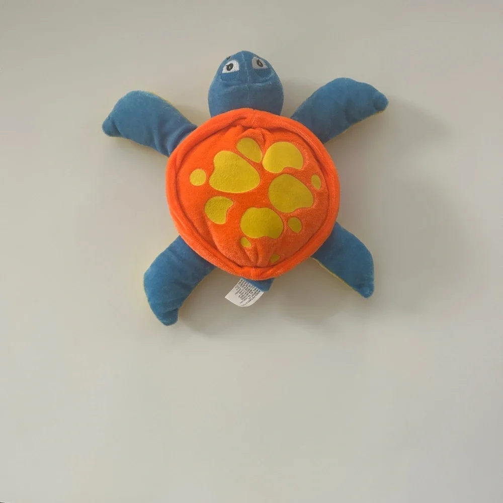 Bones Pictures and Toys Stuffed Turtle in Orange and Blue from 2010